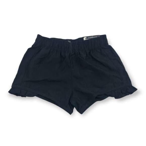 ORageous Girls Small Solid Black Boardshorts New with tags - Picture 1 of 3